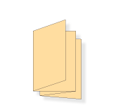 DIN A4 hoch, Zickzackfalz, 8-seitig