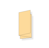 DIN lang hoch, Zickzackfalz, 6-seitig