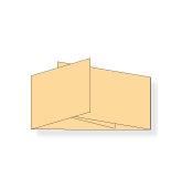 DIN lang quer, Wickelfalz, 8-seitig