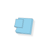 Notizblock 98 x 98 mm