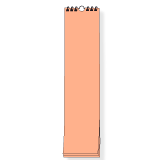 Kalender, Wire-O Bindung, 105 x 440