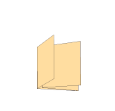 105 x 105 mm, Doppelparallelfalz