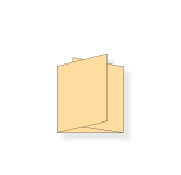 120 x 120 mm, Wickelfalz, 6-seitig