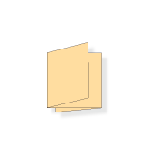 210 x 210 mm, Zickzackfalz, 6-seitig