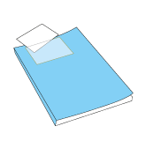 Visitenkartentaschen, selbstklebend