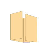 DIN A6 hoch, Altarfalz