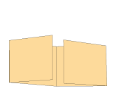 DIN A6 quer, Altarfalz