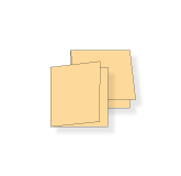 Klappkarten. 105 x 105 mm