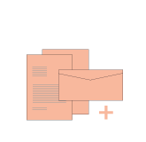 Briefmailing DIN A4 + Beilage DIN A4