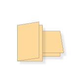 Klappkarten, 105 x 148 mm